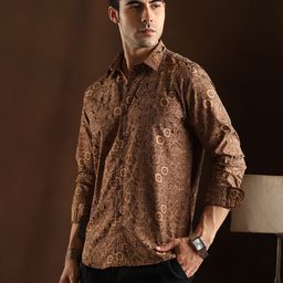 Campus Sutra Men Comfort Printed Casual Shirt-image-99