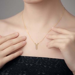 Emori Sleek Diamond Necklace-image-35