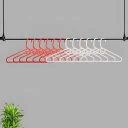 Aura Pack Of 12 American Style Multi-Purpose Clothes Hanger-image-97