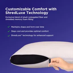 sleepstore Granules Adjustable Pillow - 27x18" Pack of 3 image 5