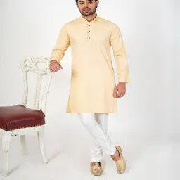 Aadi Shuddh Men Printed Straight Kurta Set-image-42