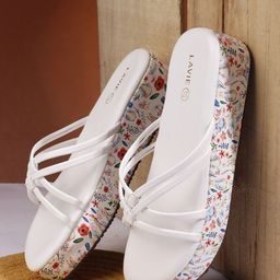 Lavie Women Printed Open Toe Comfort Sandals-34