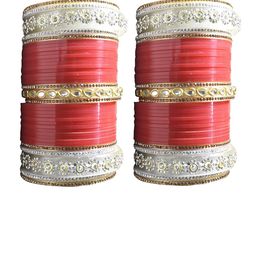 JCcreation Set Of 43 Gold-Plated Stone-Studded Bangles-image-100