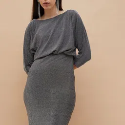 CODE by Lifestyle Boat Neck Blouson Dress-image-40