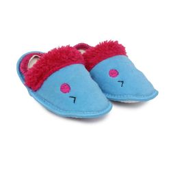 Neska Moda 6 To 12 Months Baby Boys & Baby Girls Cotton Slipper Flip Flop Cum Sandal/ Booties (Toe to Heel Length - 12 cm, Blue, Pink)-image-43