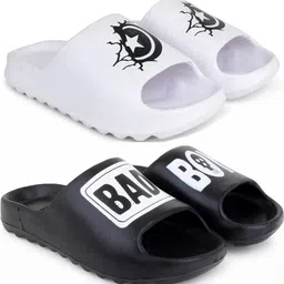 Pampy Angel Men White Flip Flops-image-89