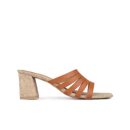 Inc 5 Striped Party Block Mules image 2