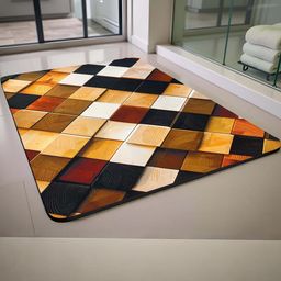 IVAZA Brown 1000 GSM Silicone Bath Rugs-image-33