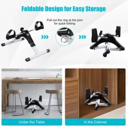 prefacto Digital Pedal Exercise Cycle Mini Fitness Cycle With Adjustable Resistance Mini Pedal Exerciser Cycle image 4