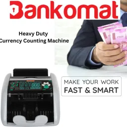 BANKOMAT Note/Money Counting Machine with Fake Note Detection and Display Updated & Fast Note Counting Machine image 2