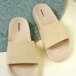 GLISSERS Girls Self Design Synthetic Sliders-image-5