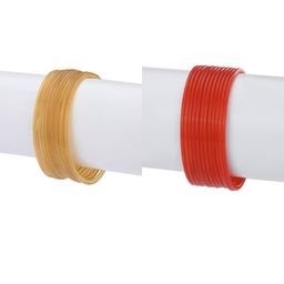 1ST TIME Set Of 24 Yellow Alloy Bangles-picture-13