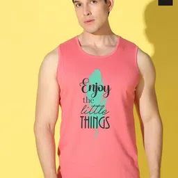 WOOSTRO 2-Pcs Odour-Free Combed Cotton Innerwear Vests VWS26(ENJOY PEACH)(PLAIN BLACK)-image-98