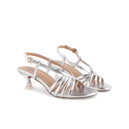 SHUZ TOUCH Block Pumps with Buckles-46