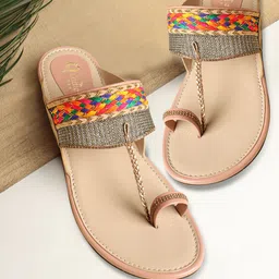Ladies Hub Women One Toe Flats-image-59