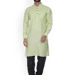 VEERA PARIDHAAN Men Regular Kurta with Churidar-image-24
