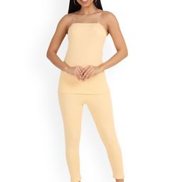SELFCARE Women Striped Thermal Set-image-72