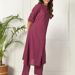 PPAPITA Women Purple Kurta Sets-picture-28
