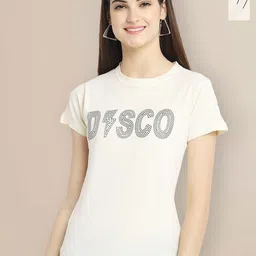 Metronaut Women Typography 2 Printed T-shirt-picture-29