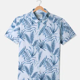 Octave Boys Tropical Spread Collar Cotton Casual Shirt-image-96
