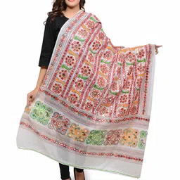 BANJARA INDIA Embroidered Dupatta with Thread Work-picture-56