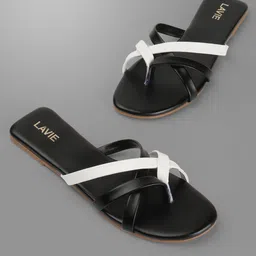 Lavie Women Open Toe Flats with Buckles-13