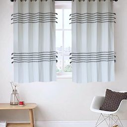 Dekor World Multicoloured Set of 2 Embellished Window Curtain-image-94