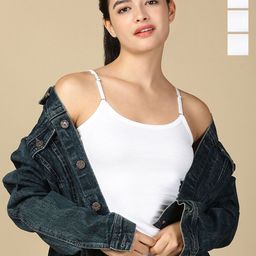Lux Cozi Pack Of 4 Pure Cotton Camisoles-image-32