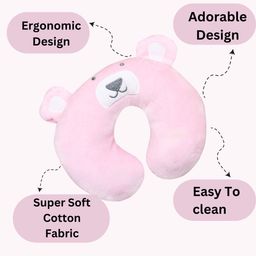 BAESD Infants Cotton Teddy Neck Support Baby Pillow-image-48