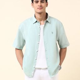 U.S. Polo Assn. Men Classic Spread Collar Tailored Fit Casual Shirt-image-55