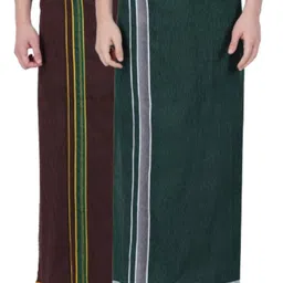 Ethazh Men Set of 2 Cotton Dhotis-picture-16