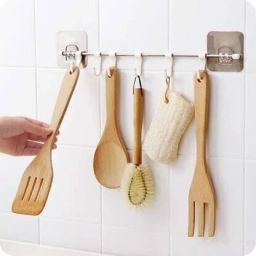 Antique and Elegant Look Magic Sticker Hook for Kitchen Appliances, Napkin,Towel Regular Organizer-image-64