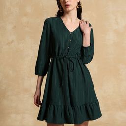 Kazo Women Fabiola Mini Dress W Belt-image-59