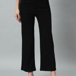 BAESD Women Flared High-Rise Stretchable Jeans-image-66