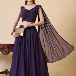 Kinjo Patchwork Ready to Wear Lehenga & Blouse With Dupatta-picture-32