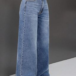 Aadvi Fashion Women Jean Wide Leg High-Rise Highly Distressed Heavy Fade Stretchable Jeans-image-25
