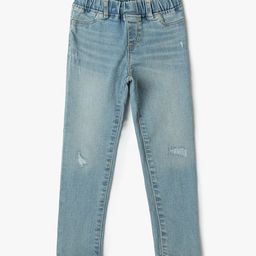 GAP Girls Low Distress Denim Washed Jeggings-image-13