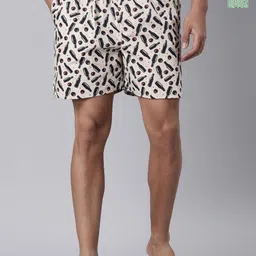 Joven Pack Of 2 Printed Pure Cotton Side Pocket Boxers 25JB2P-BBGC-image-77