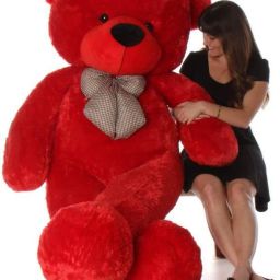 3 Feet Stuffed Spongy Hugable Imported Teddy Bear (Super Quality) Special For Gift - 91 cm-image-69