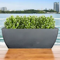 Go Hooked RECTA CURVE Black & Green Durable Planter-41