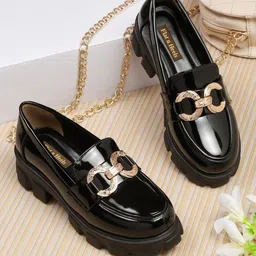 Flat n Heels Women Loafers-38
