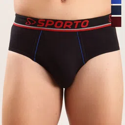Sporto by Macho Pack Of 4 Assorted Basic Briefs Sporto_Smart-Cut-Brief-4-75-picture-12