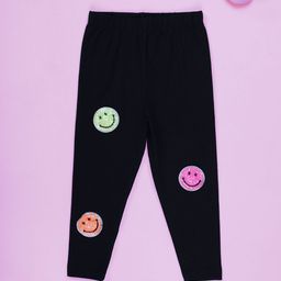 KiddoPanti Girls Embellished Skinny Fit Ankle Length Leggings-image-75