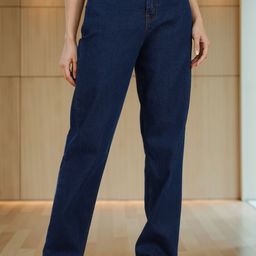 RIVI Women Comfort Boyfriend Fit High-Rise Stretchable Jeans-image-86