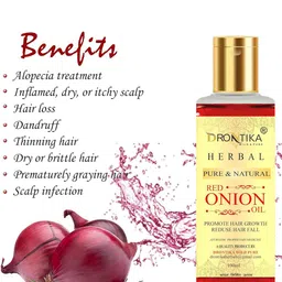DRONTIKA Set Of 3 Natural Red Onion Oil - 100 ml Each image 2