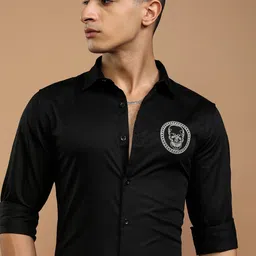 KETCH Men Slim Fit Graphic Printed Cotton Casual Shirt-picture-35