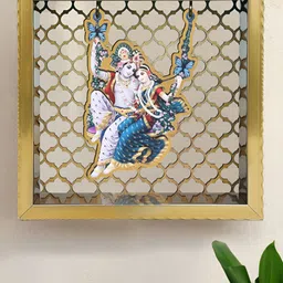 Art Street Gold-Toned Religious Idol Showpiece-image-55