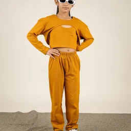 BE AWARA Girls Top with Trousers-image-71