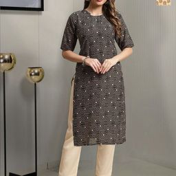 Moda Rapido Women Ethnic Motifs Printed Regular Kurta with Trousers-picture-45