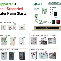 AdonElectronics Water Level Controller With 2-Float Sensors & Alarm Features for Monoblock,1-Ph Wired Sensor Security System image 4
